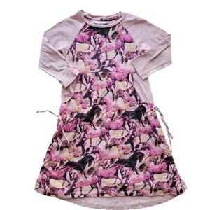 Paper Wings Pink Wild Horses Dress